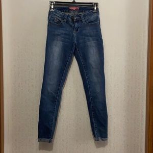 Blue washed jeans